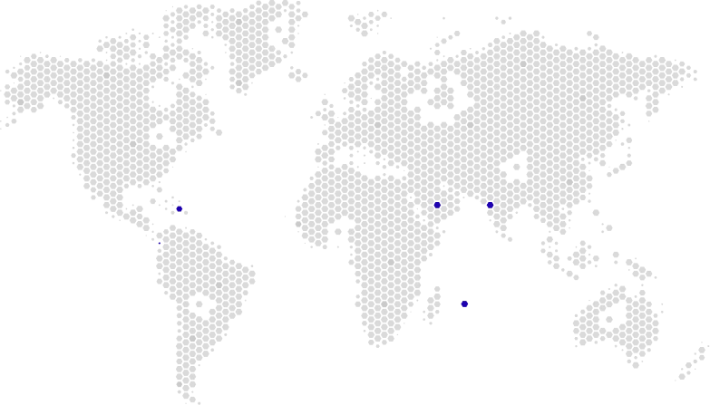 World Map with location dots